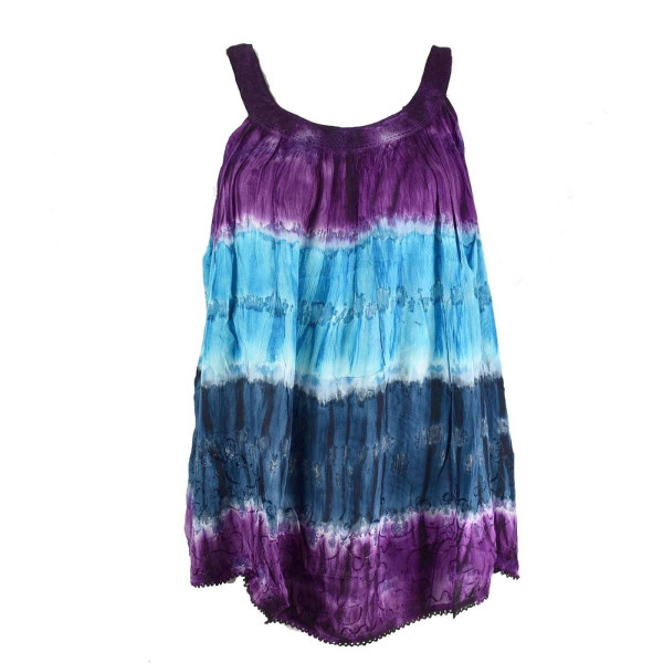 Blouse Courte Badi Grande Taille Trois Tons JK-712/G