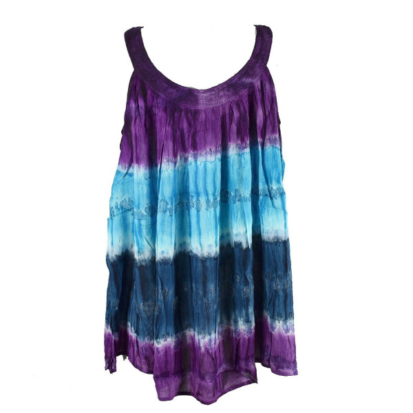 Blouse Courte Badi Grande Taille Trois Tons JK-712/G