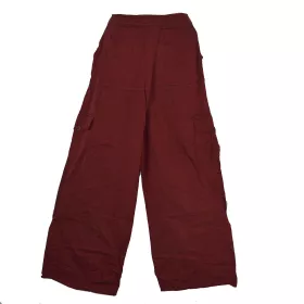 Pantalon Yoga Nisi Coton Artisanal Bordeaux