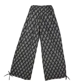Pantalon Naricha imprimé Cédar Noir Trois Tons