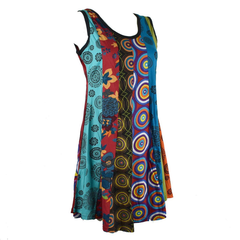 Robe Tunique Patchwork SD-93 Taille 38/40