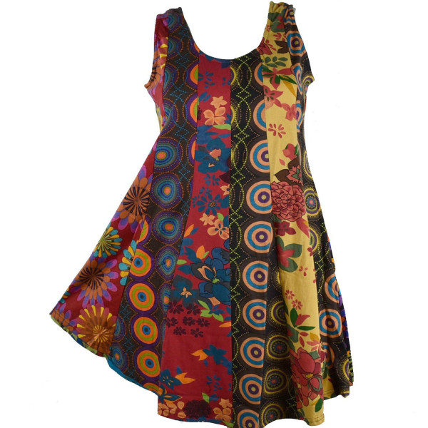 Robe Tunique Patchwork SD-93 Taille 36/38