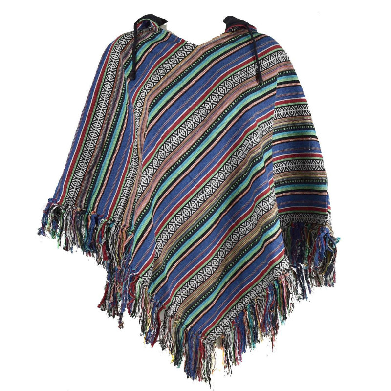 Poncho E18-07 bleu Poncho E18-07 bleu