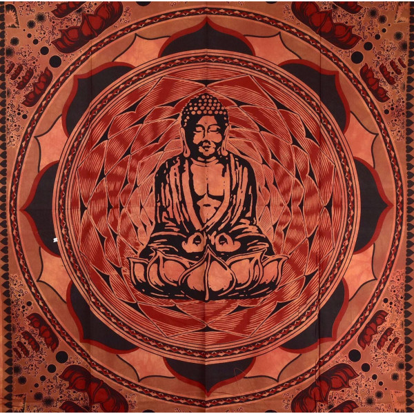 Tenture Bouddha Lotus 210 cm x 140 cm réf: BC-18/46