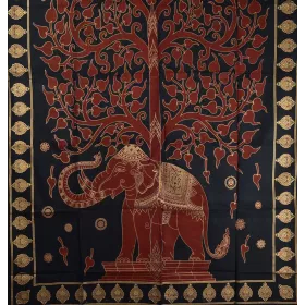 Tenture Elephant Tree Gold réf: BC-18/47