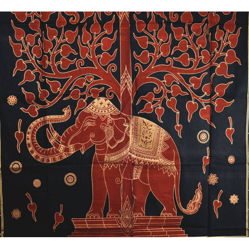 Tenture Elephant Tree Gold réf: BC-18/47