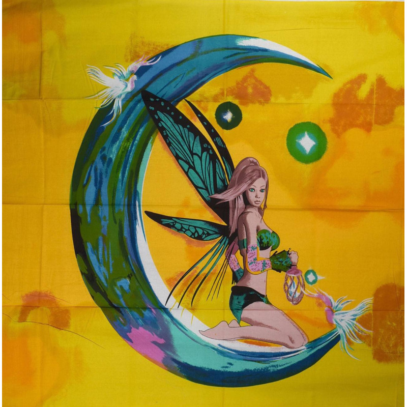 Tenture Elfe Moon Peint 210 cm x 140 cm réf: BC-18/50