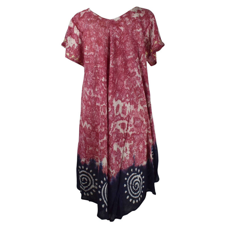 Robe Grande Taille Sukna JK-256 Ton Parme