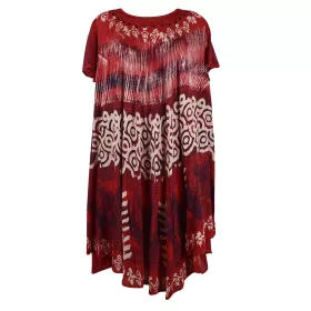 Robe Korba Batik Ton Rouge JK-920 Ton Rouge