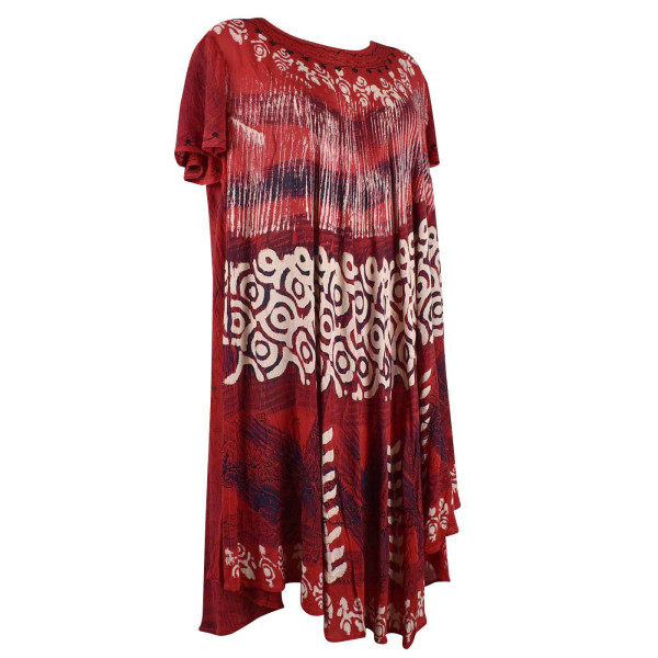 Robe Korba Batik Ton Rouge JK-920 Ton Rouge