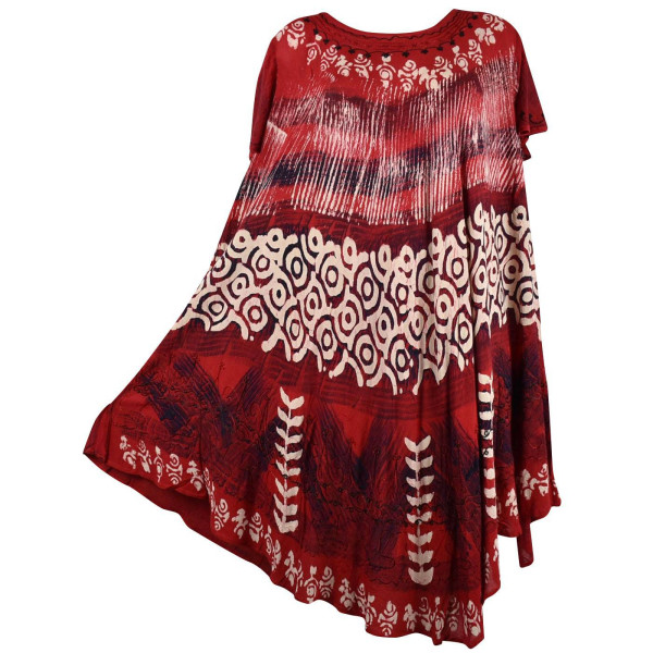 Robe Korba Batik Ton Rouge JK-920 Ton Rouge