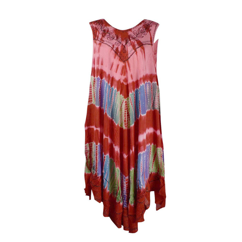 Robe Longue Rajhara JK-1980 Grande Taille rouge Robe Longue Rajhara JK-1980 Grande Taille rouge