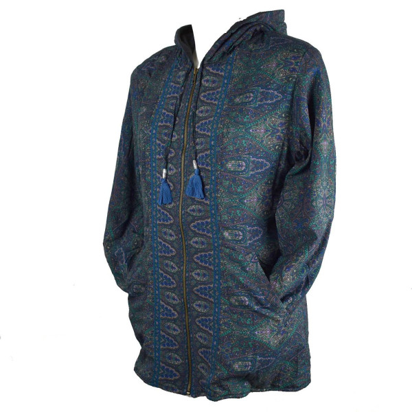 Veste Chapari Imprimé Capuche Doublé polaire