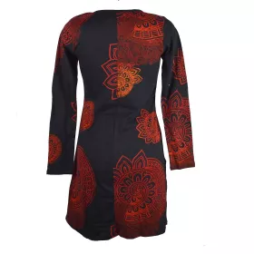 Robe Courte Binka Imprimé Rosace