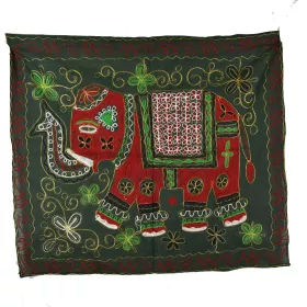 Tapisserie Murale Brodé Eléphant Indien NP-1/A