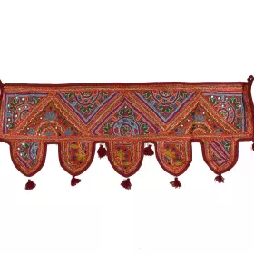 Toran brodé pour Décoration de Porte Inde DP-3/D