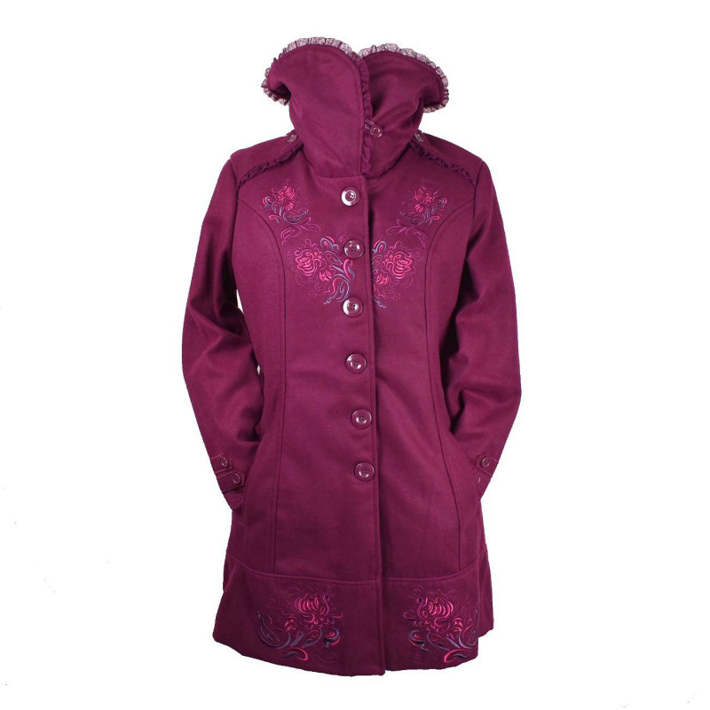 Manteau Doma Col Collerette