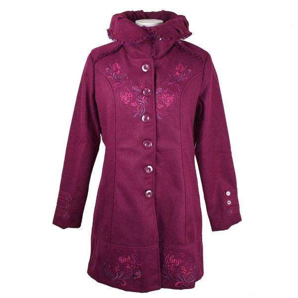 Manteau Doma Col Collerette