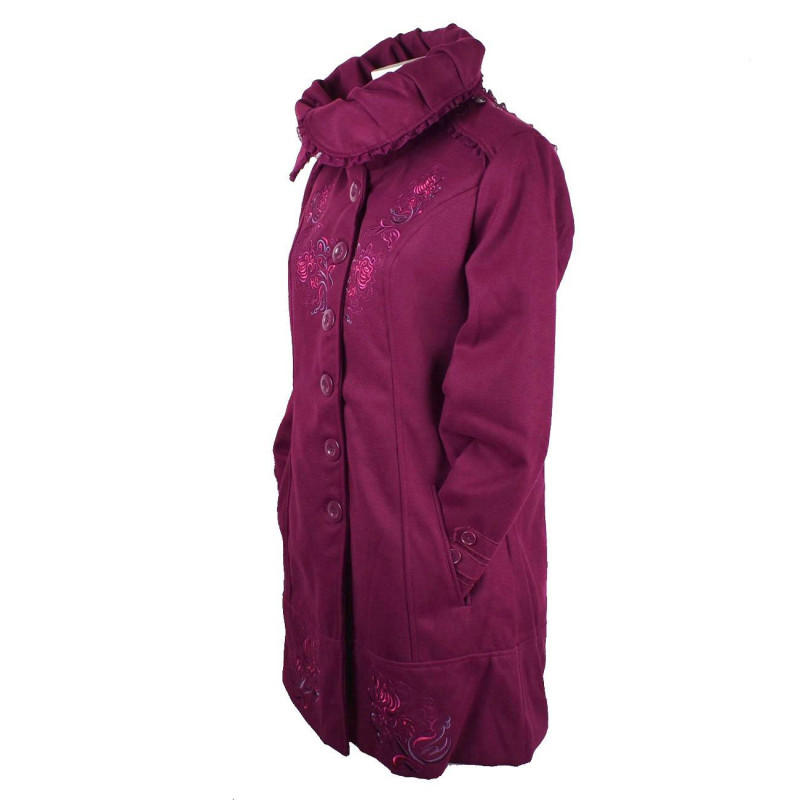 Manteau Doma Col Collerette