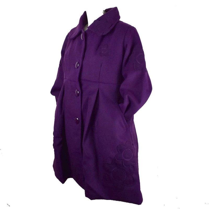 Manteau Deogan Patchs Fleurs