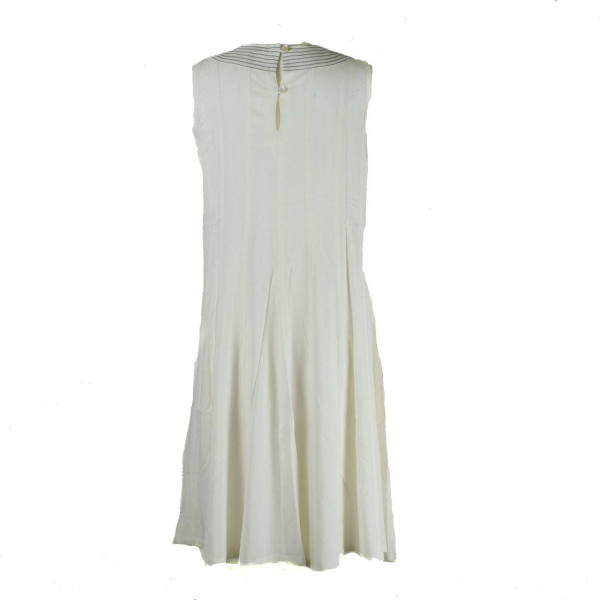 Robe Coupe Midi Unie Anjora Ton Naturel