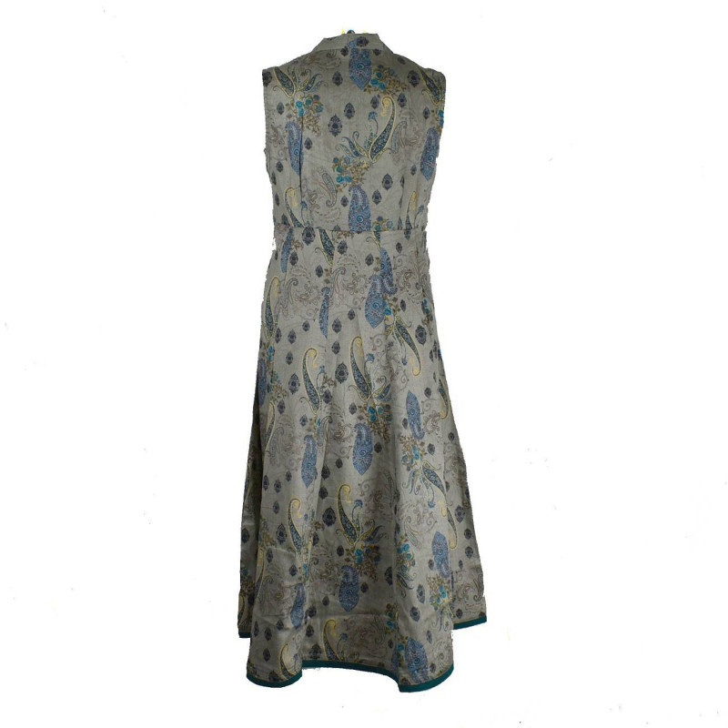 Robe Longue Kanely Motifs Cachemire