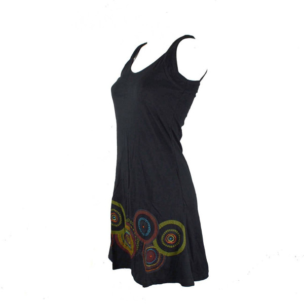 Robe Courte Asara Mandalas Print Artisanal