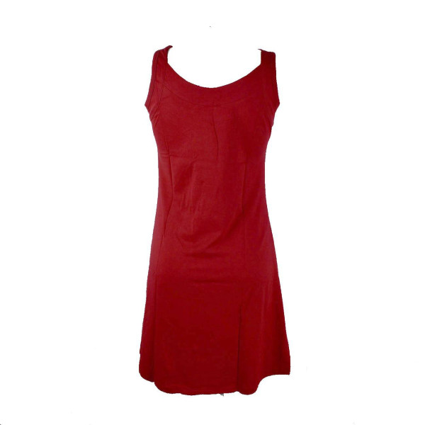 Robe Courte Asara Maille jersey Rouge