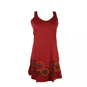 Robe Courte Asara Maille jersey Rouge
