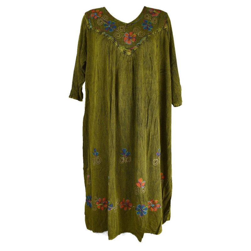 Robe longue Dadwa Manches 3/4 Robe longue Dadwa Manches 3/4