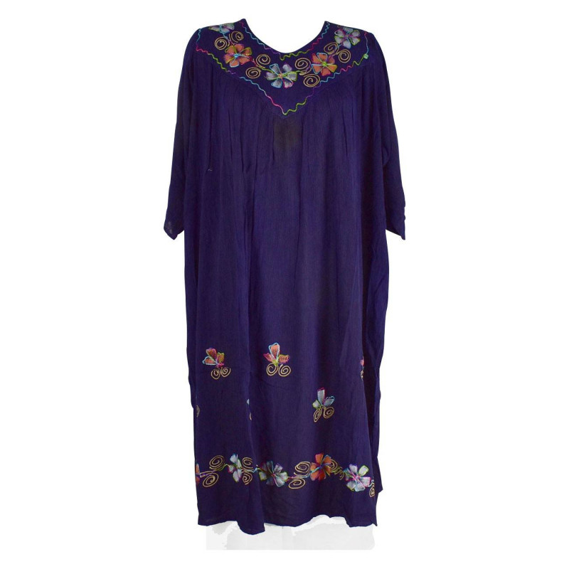 Robe Ample Dadwa Manches Mi longues