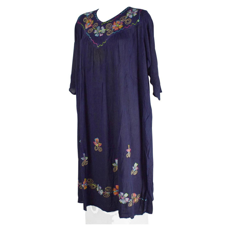 Robe Ample Dadwa Manches Mi longues
