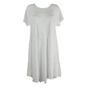 Robe Pauli Grande Taille Unie Blanche