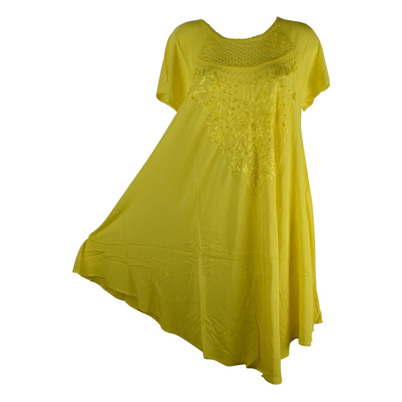 Robe Asymétrique Pauli Grande Taille Unie