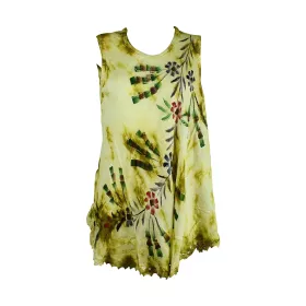 Tunique Ballia Batik Peint Floral