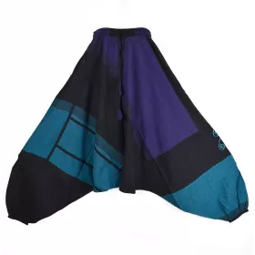 Sarouel Coton Tramé Artisanal Khédar 18-06 Violet
