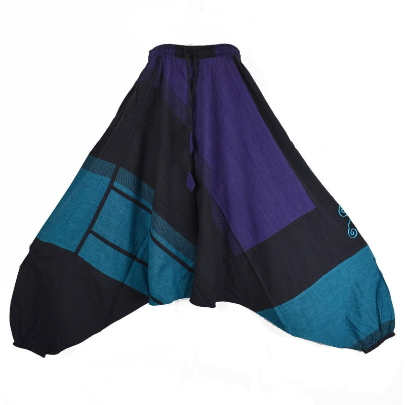 Sarouel Coton Tramé Artisanal Khédar 18-06 Violet Sarouel Coton Tramé Artisanal Khédar 18-06 Violet