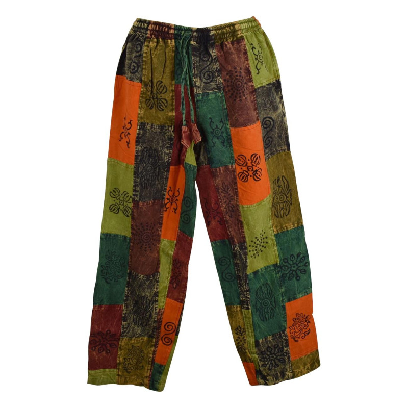 Pantalon shop patchwork femme