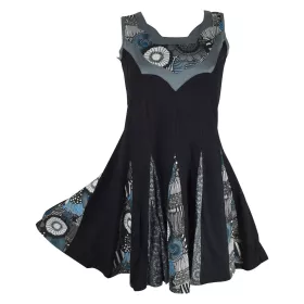 Robe Courte Corolympe imprimé deux Tons