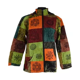 Veste Unisexe Patchwork Mungeli Capuche