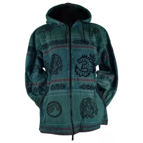 Veste Darhan Coton Délavé Artisanal Imprimé