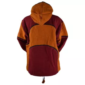 Veste Longue Lahan Coton Tramé et Doublé Polaire