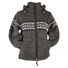 Veste Homme Khudi Tricot Deux Fils Laine