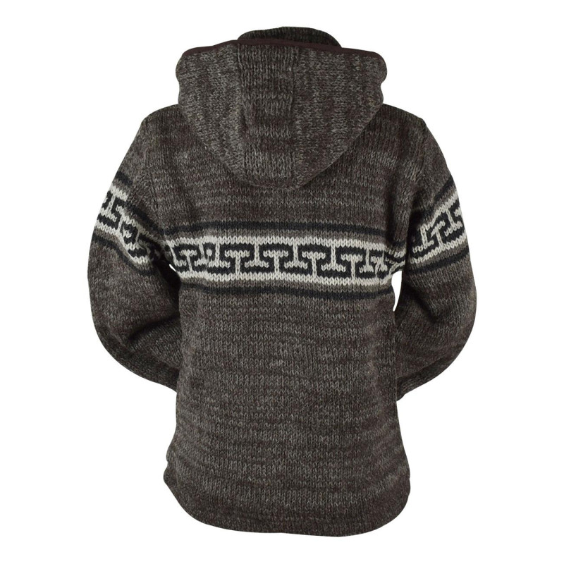 Veste Homme Khudi Tricot Deux Fils Laine