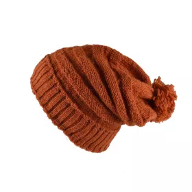 Bonnet Long Balma Laine Pompon Rouille