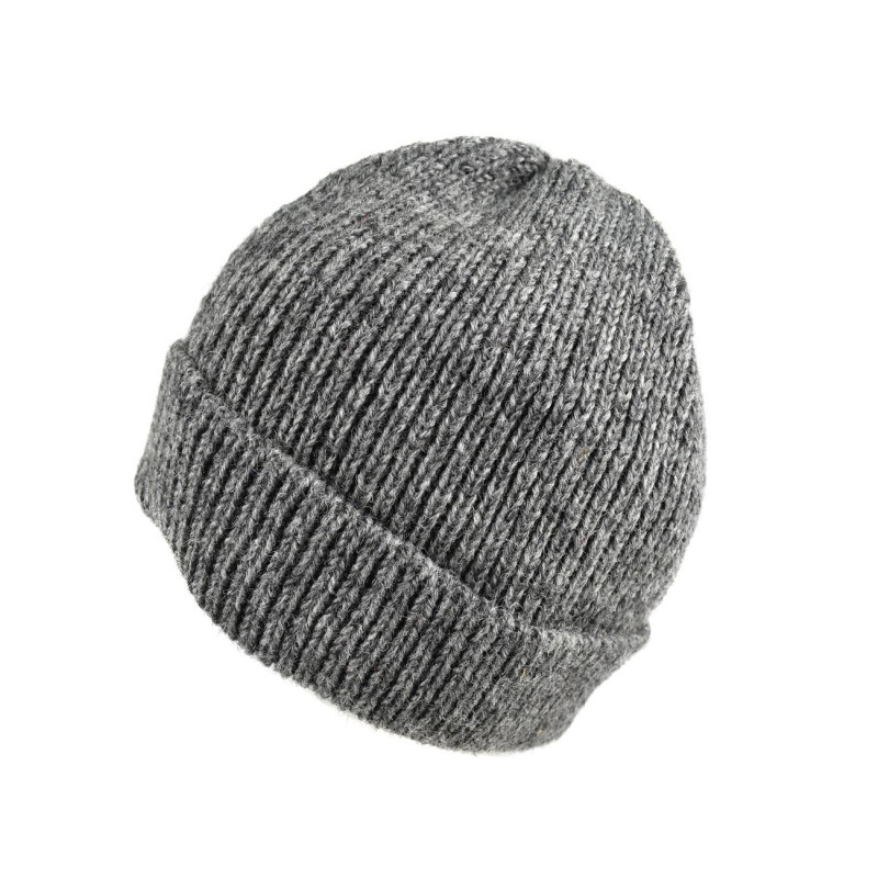 Bonnet Homme Sirpa Laine Gris Foncé