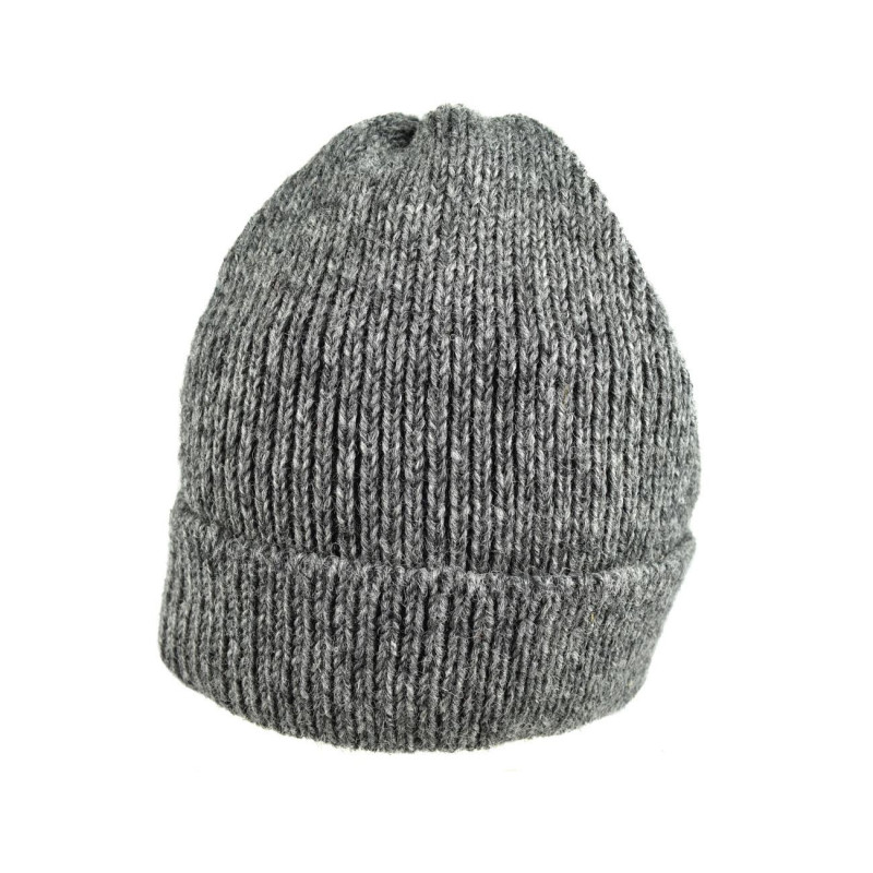 Bonnet Homme Laine Angora Gris