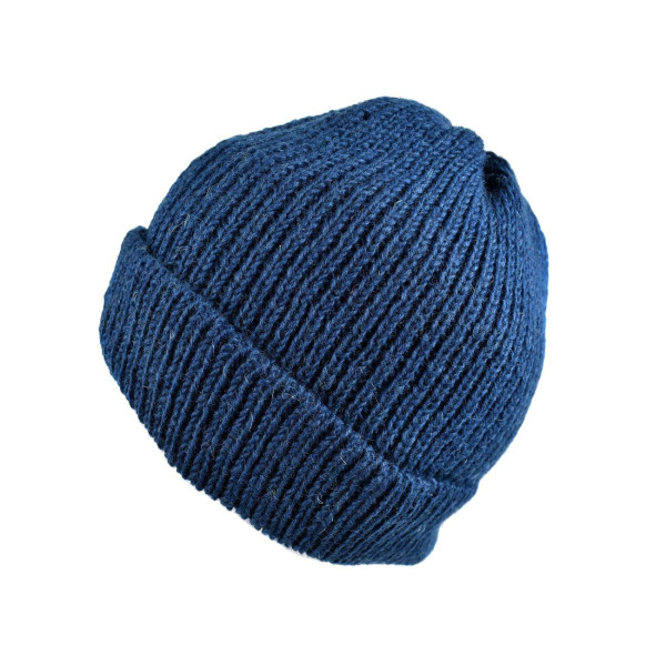 Bonnet Homme Sirpa Laine Bleu Pétrole