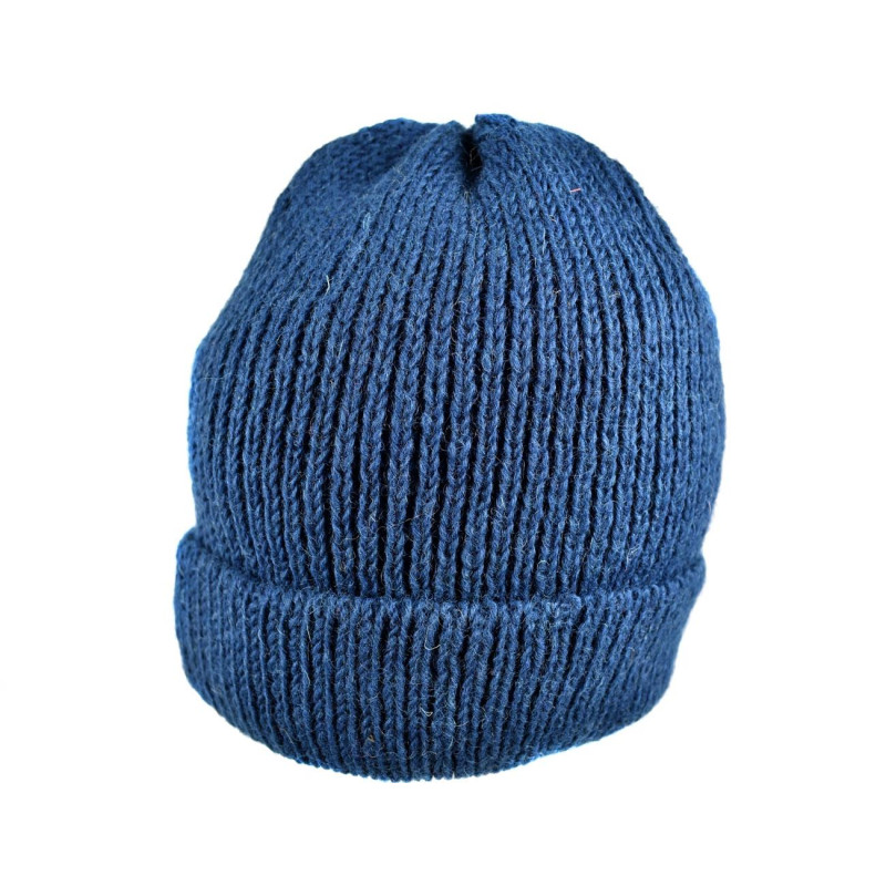 Bonnet Homme Sirpa Laine Bleu Pétrole