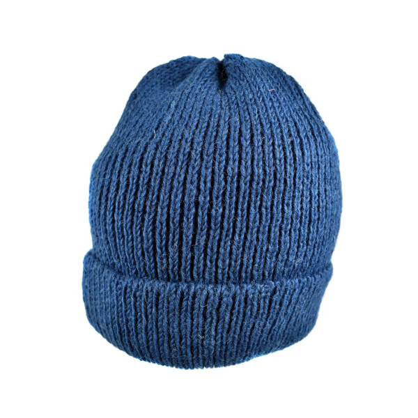 Bonnet Homme Sirpa Laine Bleu Pétrole